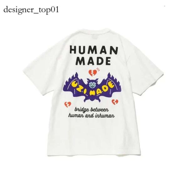 Modemarke Designer Herren T-Shirt Human Make Shirt Kurzarm Fun Print Bambus Baumwolle Human Made T-Shirt für Männer Frauen Hochwertiges Freizeit-T-Shirt 4156