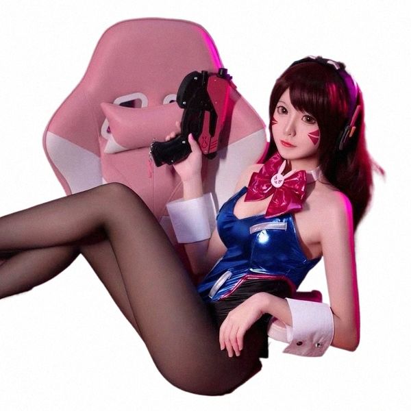 dva Popular New Cosplay Costumes Sexy Bunny Girl Maid Halen Coffee Shop Party Comic Show Stage Performance Trajes Cosplay R0vV #