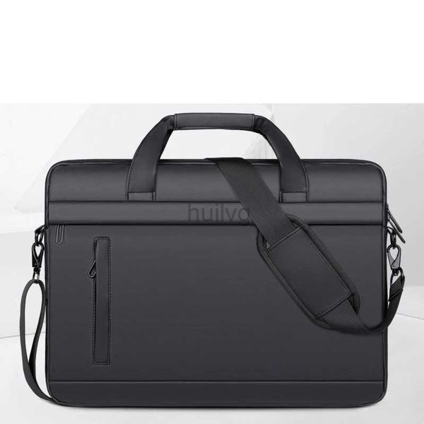 Custodie per laptop Zaino da uomo Valigette in nylon Borse a tracolla da lavoro Borse Borsa nera da 15,6 pollici con tracolla 24328