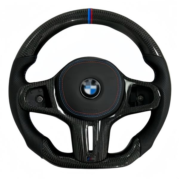 Подходит для 1-7 серии x1 x2 x3 x4 x5 x6 x7 рулевое колесо автомобильного рулевого колеса BMW углеродное волокно