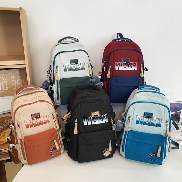 Borsa da scuola Zaino di alta qualità per uomini e donne Studenti di tutte le età, compresi gli studenti delle scuole elementari e medie, Bookbag di moda 240314