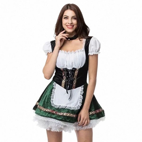 Performance de palco Beer Girl Dr Cosplay Trajes Maid Outfit para Halen Party Love Live Cosplay y8YT #