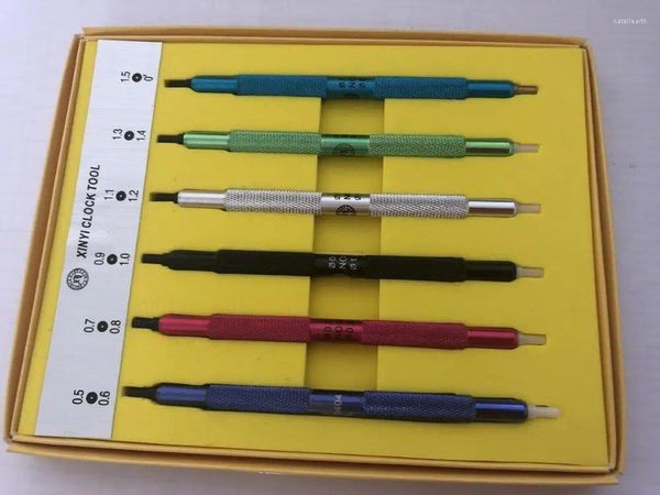 Kit di riparazione dell'orologio Strumento per il montaggio delle lancette di qualità 12 Impostazione delle dimensioni Mano del pressore