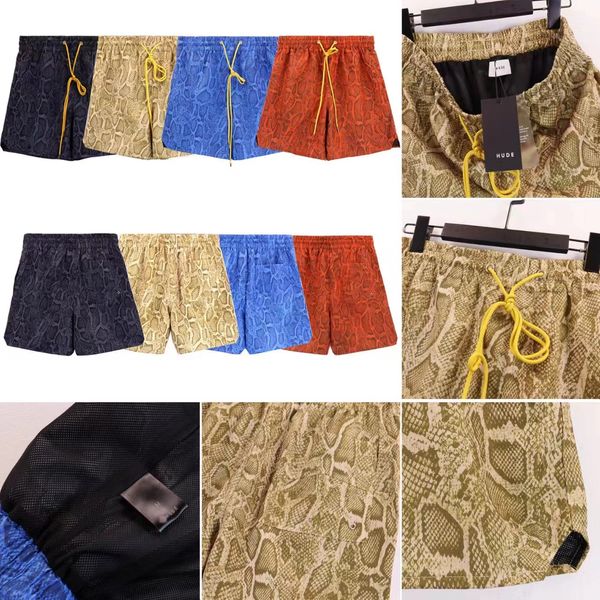 Shorts esportivos praia shorts da moda verão calças de praia shorts de natação rhude shorts masculino verão beachwear algodão solto leve qualidade superior street wear athleisure