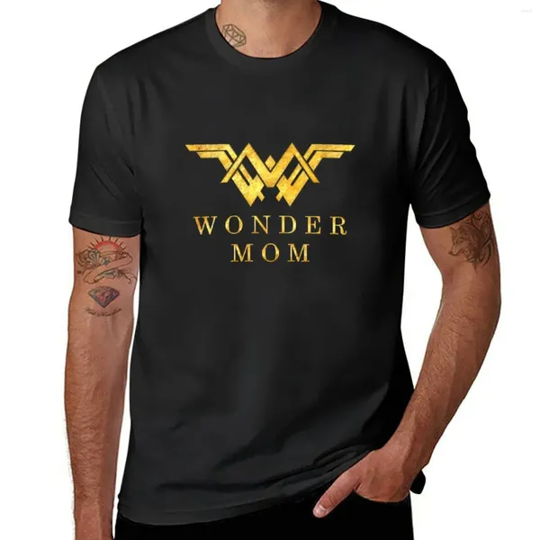 Herren Polos Wonder Mom T-Shirt Süße Tops Sommer Kawaii Kleidung Herren