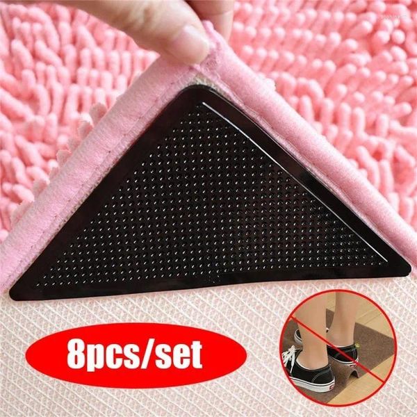 Badematten Starke selbstklebende Befestigungspunkte Aufkleber Hakenschlaufenband für Bettlaken Sofa Matte Teppich Anti-Rutsch-Pads 8 Stück