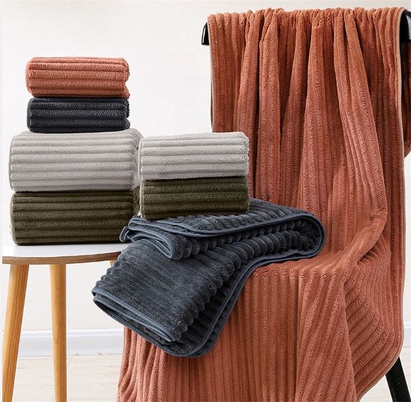 Asciugamano personalizzato Asciugamano da bagno in velluto corallo set Asciugamano da doccia resistente ai capelli assorbente per la casa Colori multipli