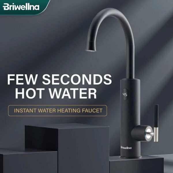 Alimentazione Briwellna Scaldabagno Elettrico 220v Riscaldatore Che Scorre Rubinetto Della Cucina 2 in 1 Rubinetto Miscelatore Per Il Riscaldamento Dell'acqua Senza Serbatoio Geyser Elettrico