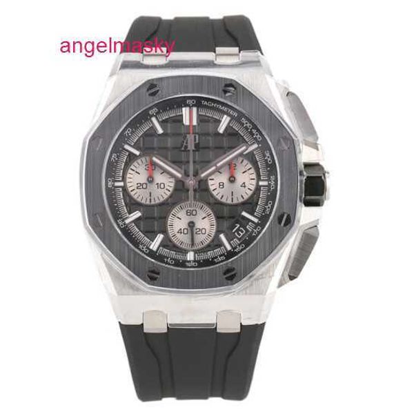 Herren-AP-Armbanduhr Royal Oak Offshore-Serie 26420SO, Präzisionsstahl-Keramik-Ringrückseite, transparente Zeituhr für Herren, modisch, Freizeit, Sport, Maschinenuhr