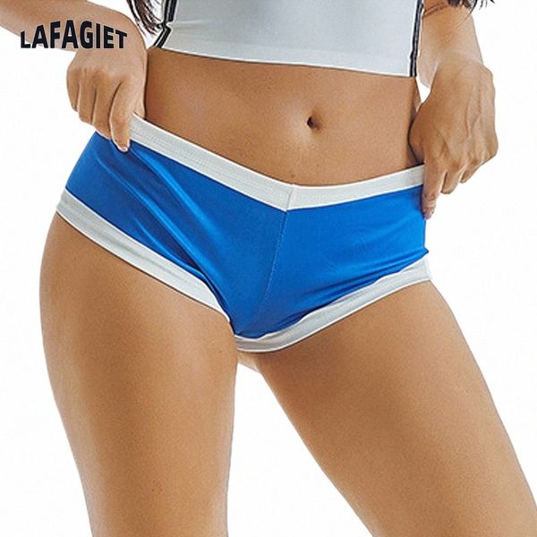 Mulheres Sexy Candy Color Hot Shorts Stretch Swimming Shorts Feminino Esportes Correndo Calças Causais Para Mulheres Fi Impresso Shorts t0Yn #