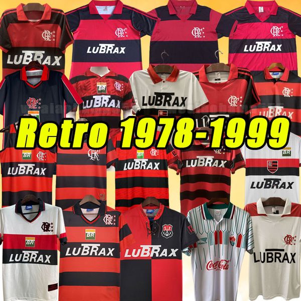 Maglie da calcio classiche retrò Flamengo GILBERTO SAVIO ROMARIO EMERSON ADRIANO maglia da calcio 95 96 98 99 1972 1980 1987 1990 1994 1993 1995 1996 1999