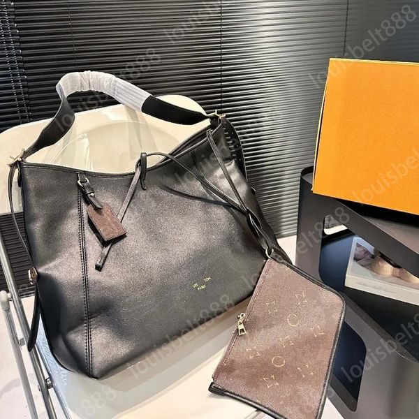 24SS marca francese designer di lusso da donna nuova borsa da viaggio in pelle di pecora borsa da donna UOMO borsa a tracolla borsa per la spesa borsa per il trucco viene fornita con un portamonete con cerniera 39 cm