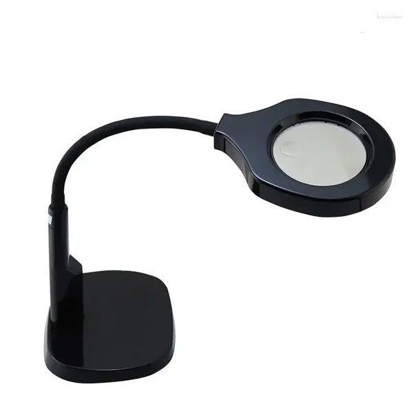 Conjuntos de ferramentas manuais profissionais BST-9145T mesa lupa lâmpada LED 5-12X iluminando luz lupa para leitura de reparo de telefone móvel