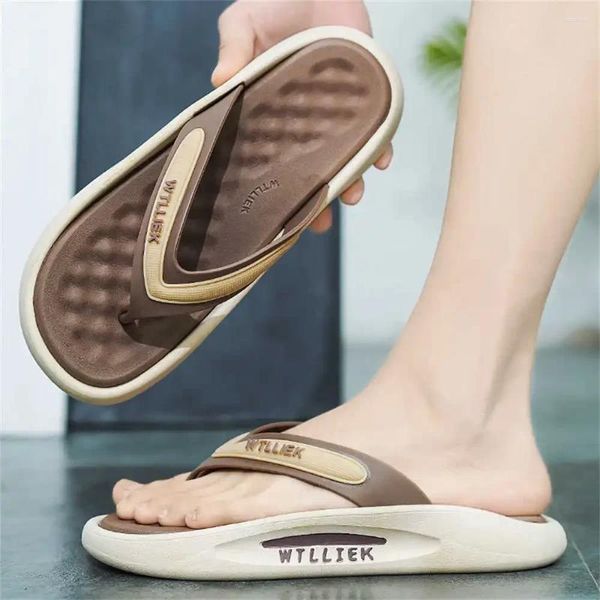 Chinelos interior tamanho grande sandálias de verão para homens 2024 masculino chinelo sapatos homem original tênis esporte moda famoso