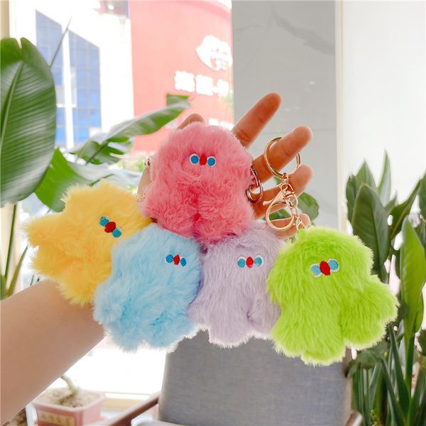 Kawaii piccolo animale bambola di peluche simpatico cartone animato borsa ornamento regalo ciondolo bambola peluche portachiavi regalo di compleanno