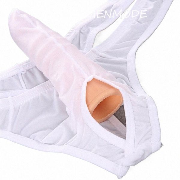 Sexy Herrenunterwäsche Lg Elephant Nose Penishülle Thg G String T Back Crotchl Höschen Erotische Dessous Hombre Erwachsene 18+ Q6PX #