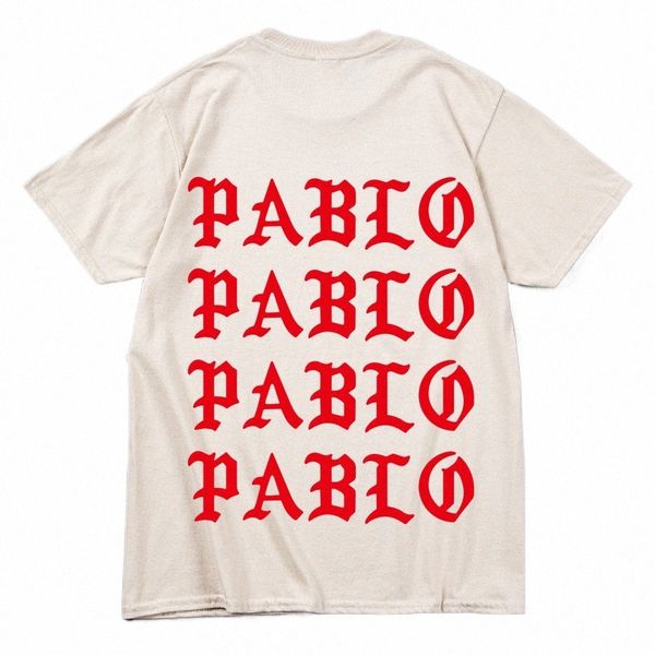 Kanye West Pablo T-Shirt Männer I Feel Like Paul Print Kurzarm Anti Seas 3 T-Shirt Hip Hop Social Club Rapper T-Shirts W8X0 #