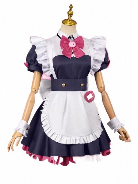 Mannen Ranko Cosplay Dr Cute Costume Set completo Akiba Maid War Anime Ruolo Mannen Ranko Costume per le donne / ragazze In magazzino G7PB #