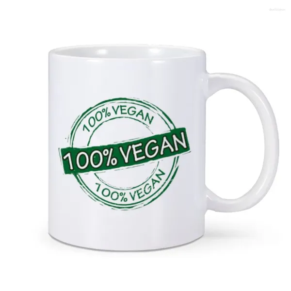 Tazze Tazza da caffè vegetariana Ceramica Campeggio Falò Regali di compleanno ispiratori per amici vegani Novità Tazza da tè di apprezzamento