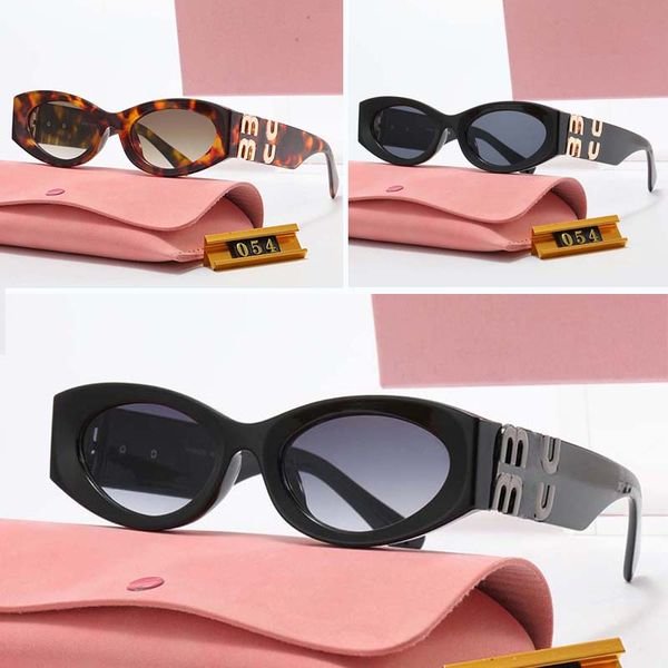 2024 Damen-Designer für Herren, Retro-Katzenauge, ovale Sonnenbrille, Reise-Party, Mode, passende Luxus-Designerbrille, schwarzer Spiegel, klassische runde Sonnenbrille, Glaslinse