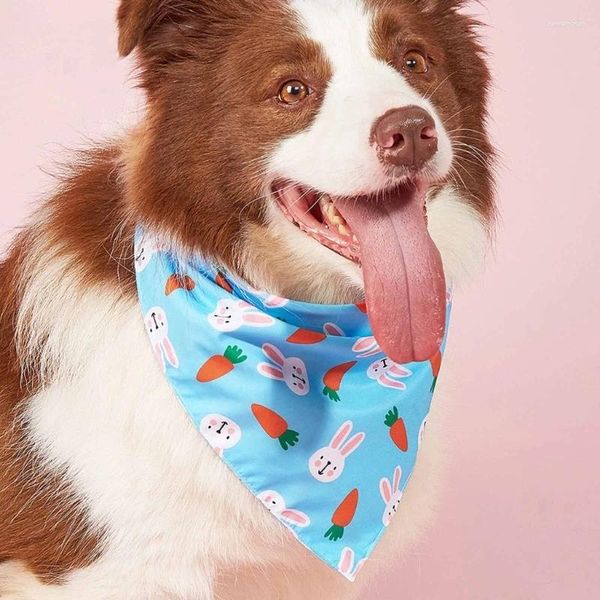 Köpek giyim üçgenleri eşarp evcil eşarp önlükleri ayarlanabilir yakalı bandanas sevimli desen