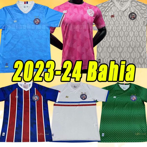 90th EC Bahia GILBERTO maglie da calcio 2023 2024 Mens ROSSI FLAVIO 23/24 casa lontano maglia da calcio Club manica corta Camisetas de futbol uniformi portiere