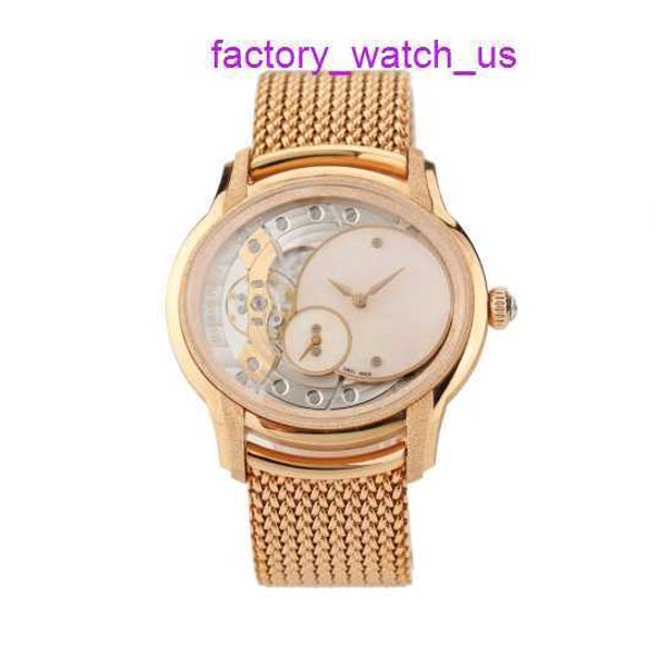 Наручные часы Iconic AP 77244OR.GG.1272OR.01 Millennium Series, 18-каратное розовое золото, морозное золото, опаловый камень, механические женские часы с ручным управлением
