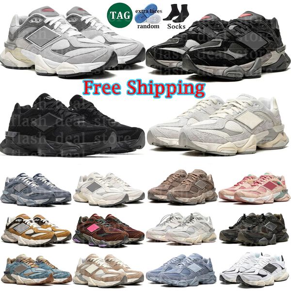 Scarpe firmate di spedizione gratuita nuove 9060 Sneakers uomo donna Grigio Nero Quarzo Grigio Fungo Biscotto Rosa Sea Salt Moon Daze Sneakers uomo sportivo Scarpe outdoor taglia 36-45