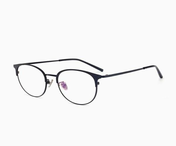 Qualität Cat Eye Frauen Sonnenbrille Rahmen Männer EyeFrames Retro Großen Kreis Brillen Weibliche Metall Optische Gläser Voll R9845226