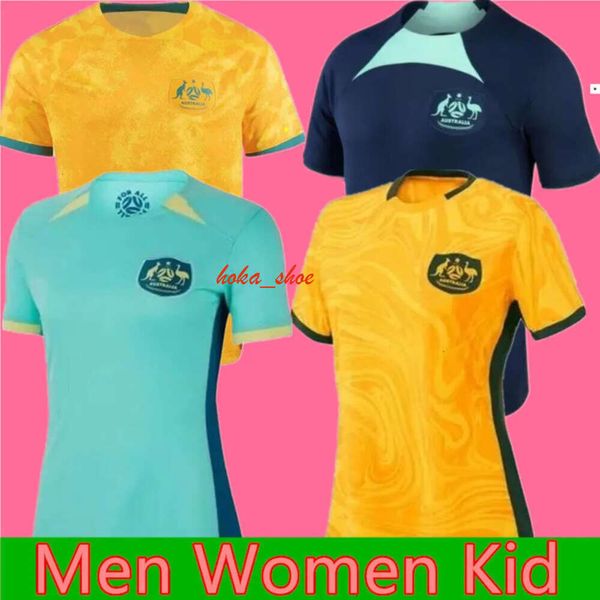 2024 Australia Maglia da calcio nazionale femminile Cooney-cross Micah Carpenter Raso Hunt Wheeler Chidiac Gorry Vine Maglia da calcio per uomo e bambino Kit bambino adulto