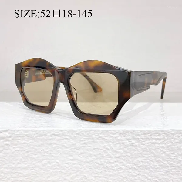 Óculos de sol Maske F4 Kub Acetato Masculino Alemanha Marca Irregular Quadro Personalidade Top Quality Moda Dsigner Óculos Solares Mulheres