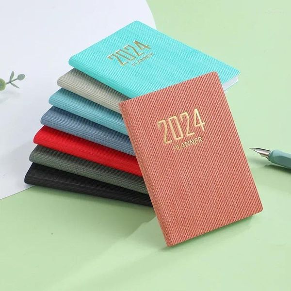 Mini Defter Sold Renk Diary Journal Notepad 365 günler Bütçe Planlayıcı Program Organizatörü Kore Kırtasiye Ofisi