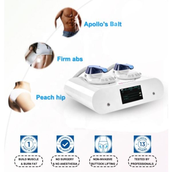 Máquina de emagrecimento emslim muscular ultra máquina de contorno corporal queimar gordura sem treino hi-ems músculos direcionados