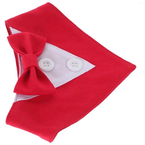 Vestuário para cães pet bib bandanas lenços de cachorro saliva terno de toalha colarinho gravata borboleta para cães casamento