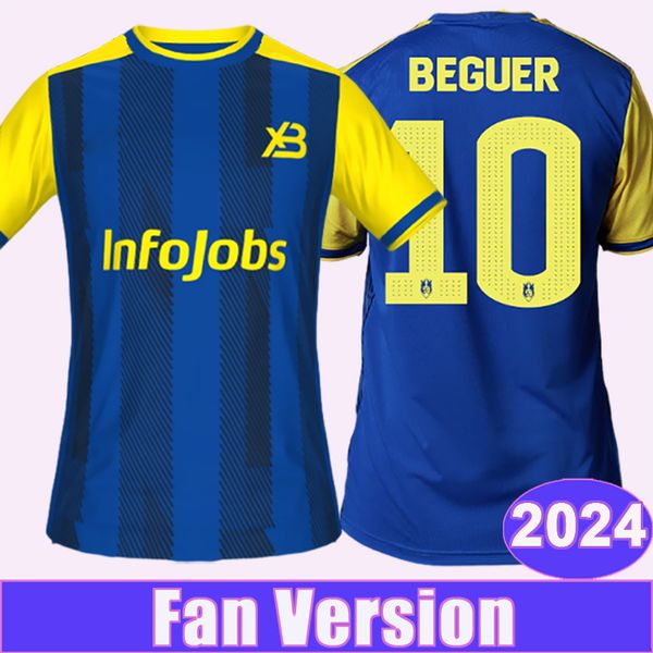 2024 XBUYER Mens Soccer Jerseys IKER BUGUER ADRI G. CAPI CANDIES Home Football Shirt Uniformes de manga curta