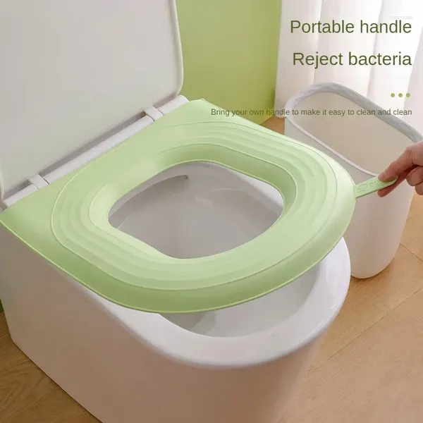 Coprisedili per WC Tappetino per tutte le stagioni Prodotti per la casa lavabili resistenti all'usura Cuscino durevole Impermeabile