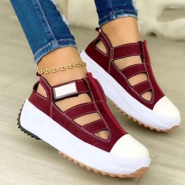 Scarpe casual 22SS Sneakers da donna Sandali da donna Zeppe per donna Punta aperta