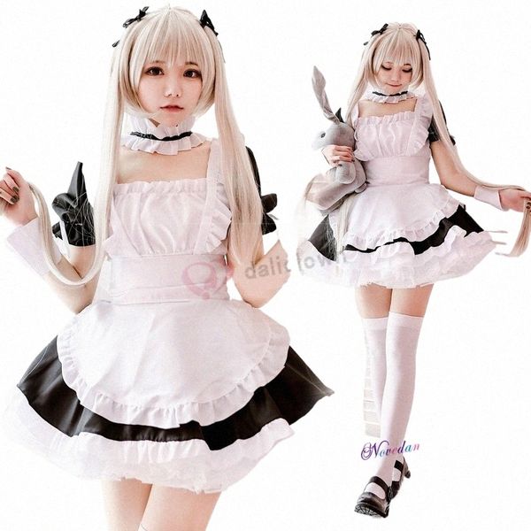 Crossdrer Sissy Maid Dr Anime Yosuga no Sora Kasugano Sora Косплей Костюм Женщины Мужчины Kawaii Одежда Для Halen Party m8DD #