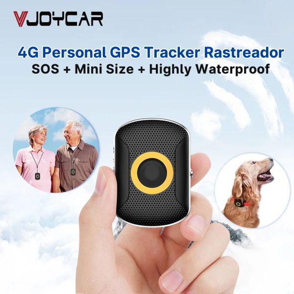 Halsketten kleinste menschliche GPS -Tracking -Geräte Sprachhörer SOS 4G GPS Tracker Halskette Alarmsystem für ältere Menschen