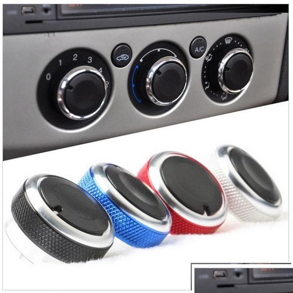 Outros acessórios interiores Botões de controles do aquecedor de carro Botão AC Interruptor de controle de calor de ar condicionado Botões adequados para / Focus 3Pcs / Ot6Rd