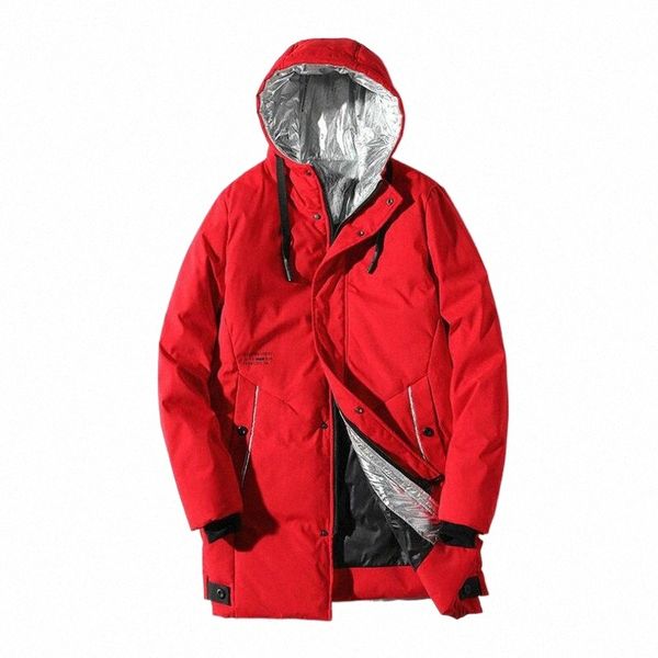 halacood vendita calda Fi giacca invernale da uomo nuova marca inverno spesso caldo usura Lg cappotto uomo Parka maschio europeo con cappuccio grande a21k #