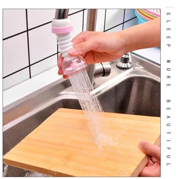 Rubinetti da cucina Rubinetto pieghevole regolabile per uso domestico Rubinetto dell'acqua Filtro purificatore pulito Strumenti per doccia a prova di spruzzi