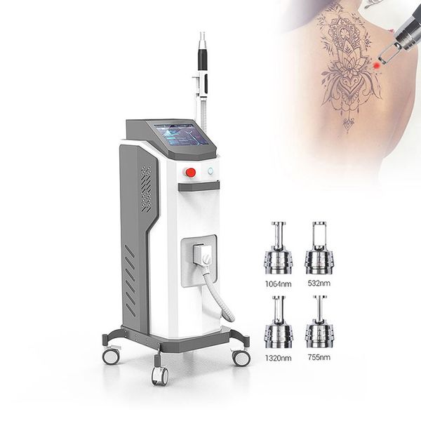 Laser picosegundo nd yag pico pigmentação laser de alta qualidade para remoção de tatuagem q comutado máquina de remoção de peeling de carbono