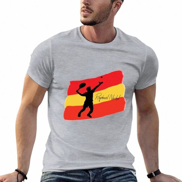 Raphael Nadal T-Shirt Sommer Top Grafik schlichtes Herren T-Shirt b0EF#