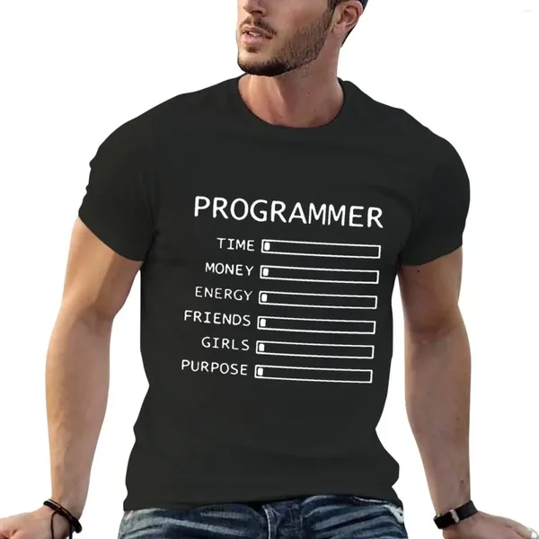 Erkek Polos Komik Programcı Time Money Energy Friends Kızlar Amaç Java C Seçeneğinizi Seç Python Aşk Tasarımı Mutlu Appare T-Shirt