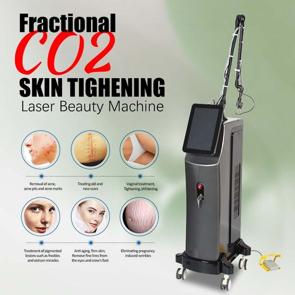 3in1 Co2 Laser Fractional Laser Салон красоты использует оборудование для омоложения кожи, машина для шлифовки лица, удаление шрамов от прыщей, влагалище, профессиональная клиника