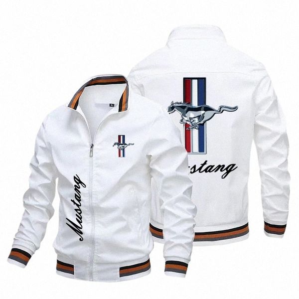 Primavera e outono nova jaqueta masculina logotipo do carro impressão jaqueta casual tendência magro beisebol motocicleta modelo carro jack 441e #