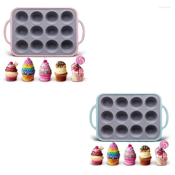 Backformen Silikon Muffinform Mini Cupcake Cups Form für hausgemachte Muffins Cupcakes Frittatas