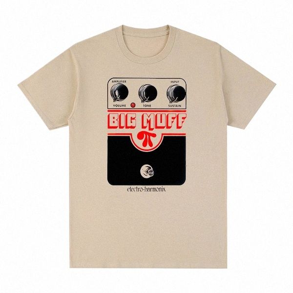 Büyük Muff T-Shirt Gitar Pedalı Etkisi Shoegaze Cott Men Tişört Yeni Tee Tshirt Kadın Üstler Y94y#