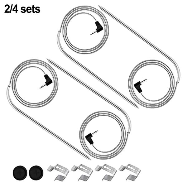 Tools 9004190170 Fleischsonden kompatibel mit Masterbuilt Gravity Series 560/800/1050 Kochthermometer Sondensensor Edelstahl